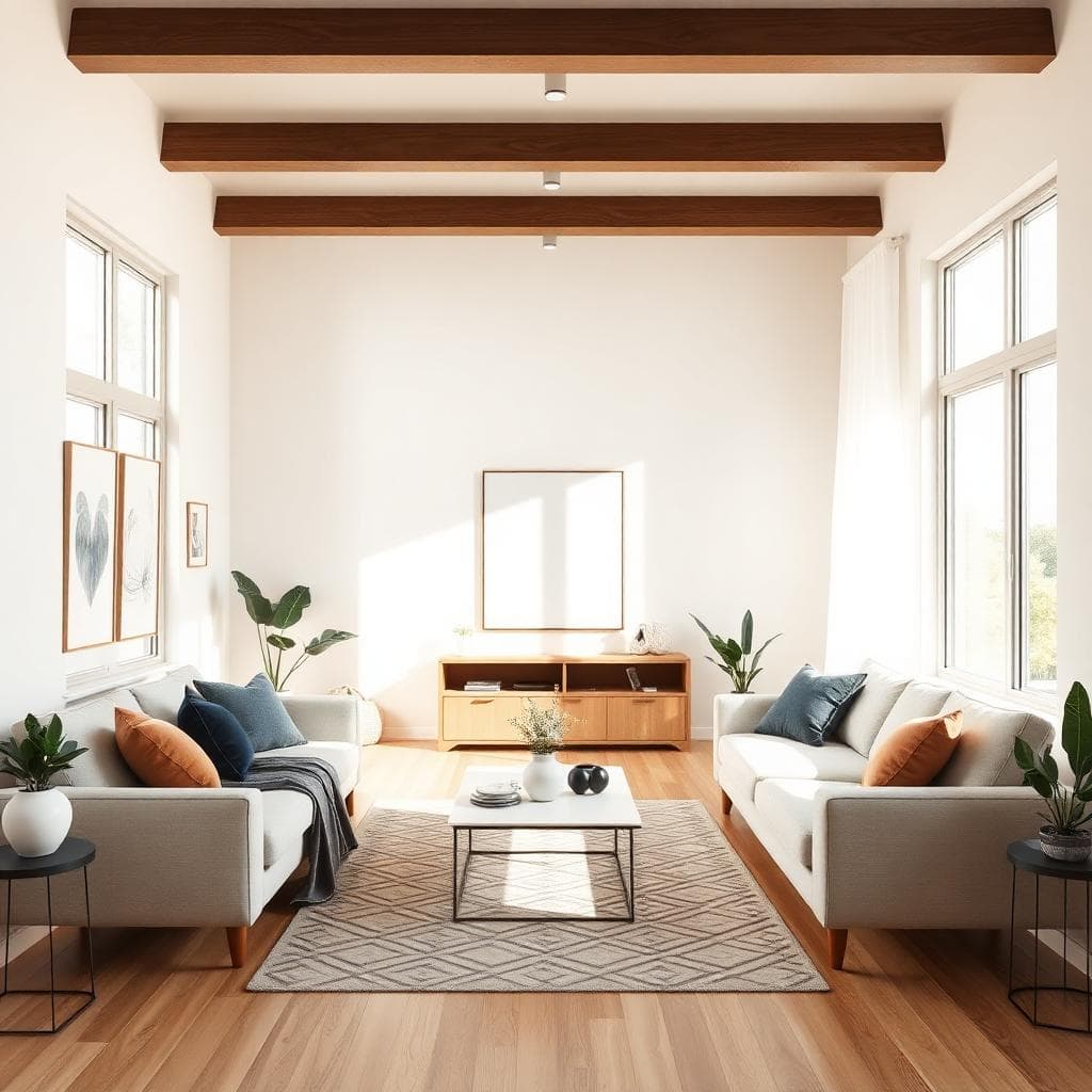 Modern woonkamer interieur